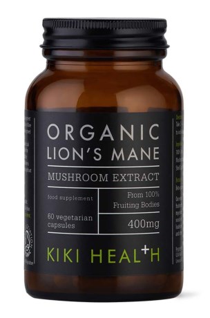 Pienoiskuva Kiki Health Organic Lions Mane, 60 kapselia