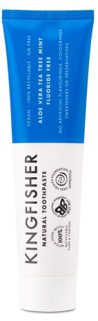 Pienoiskuva Kingfisher Hammastahna Aloe & TeaTree Minttu, 100 ml