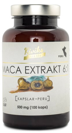 Pienoiskuva Kiviks Lilla R�a Macajauheuute 6:1 500 mg, 100 kaps.