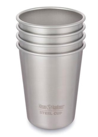 Pienoiskuva Klean Kanteen Steel Cup 296 ml, 4-pack, Brushed Stainless