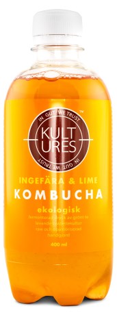 Pienoiskuva Kultures Kombucha, Inkivri & Lime, 400 ml