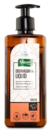 Pienoiskuva Mayeri Dishwashing Liquid, 500 ml, Rhubarb/Apple/Mint herbal water