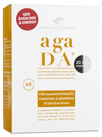 Pienoiskuva MedicineGarden agaDA, 60 kapselia