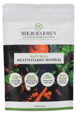 Pienoiskuva Mikrofarmen Luonnollinen Monivitamiini-Mineraali, 125 g