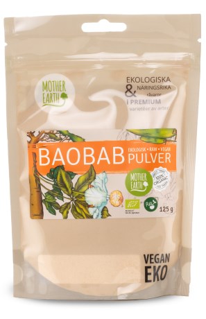 Pienoiskuva Mother Earth Baobab-jauhe Luomu, 125 g