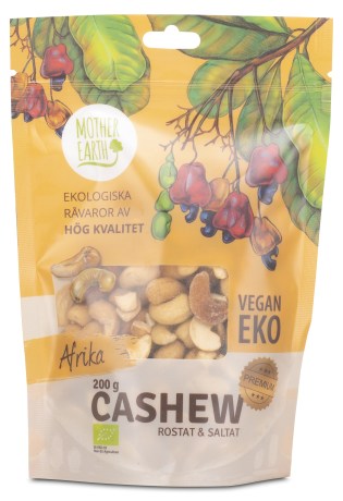 Pienoiskuva Mother Earth Cashew Premium R&S Eko, 200 g