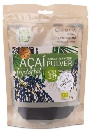 Pienoiskuva Mother Earth Acaijauhe Luomu, 75 g