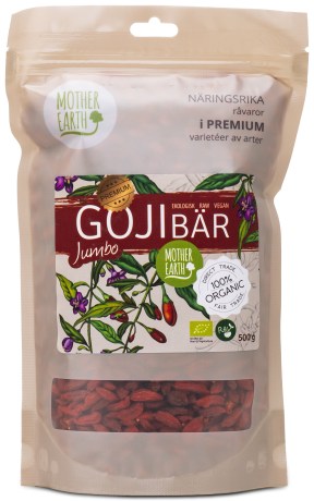 Pienoiskuva Mother EarthGoji-marjat Jumbo RAW & Luomu, 500 g