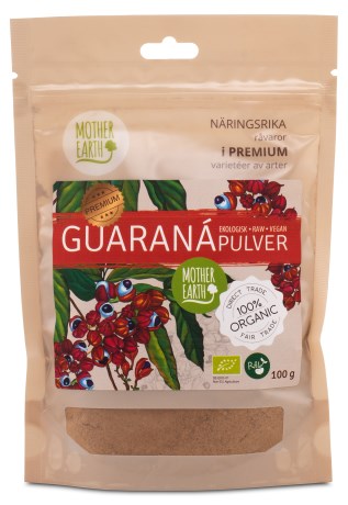Pienoiskuva Mother Earth Guarana RAW & EKO, 100 g