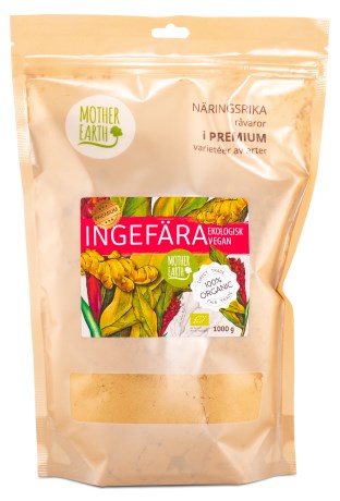 Pienoiskuva Mother Earth Inkivrijauhe, 1000 g, Luomua, 1 kg