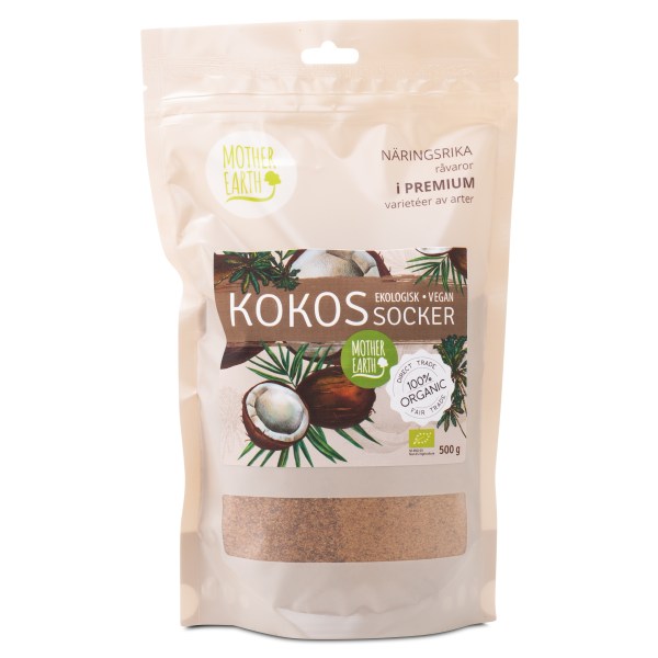 Mother Earth Kookossokeri Premium EKO, 500 g