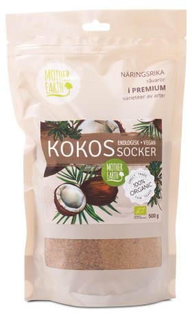 Pienoiskuva Mother Earth Kookossokeri Premium EKO, 500 g