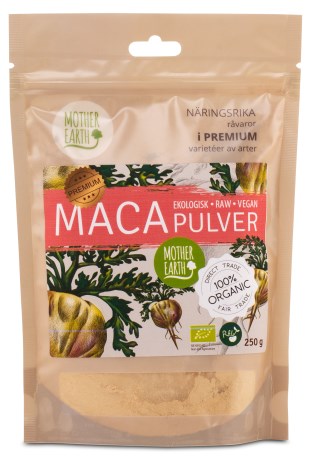 Pienoiskuva Mother Earth Maca-jauhe Premium Raw & Luomu , 250 g