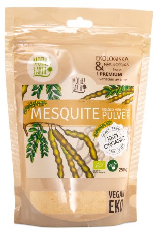 Pienoiskuva Mother Earth Mesquitejauhe RAW & EKO, 250 g
