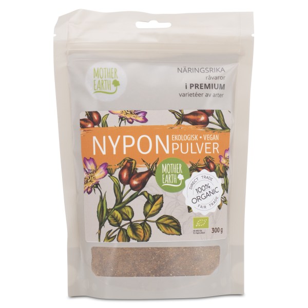 Mother Earth Ruusunmarjajauhe Luomu, 300 g