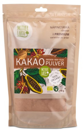 Pienoiskuva Mother Earth Raakakaakao, Luomu, 250 g