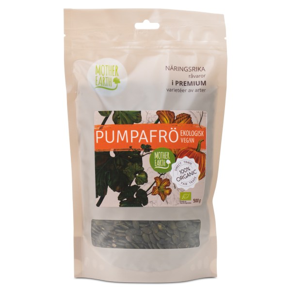 Mother Earth Kurpitsansiemenet, Luomu, 500 g