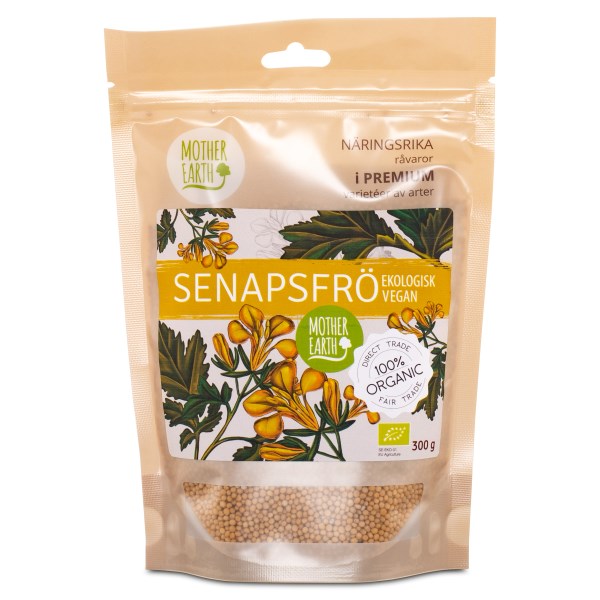 Mother Earth Sinapinsiemenet Luomu, 300 g