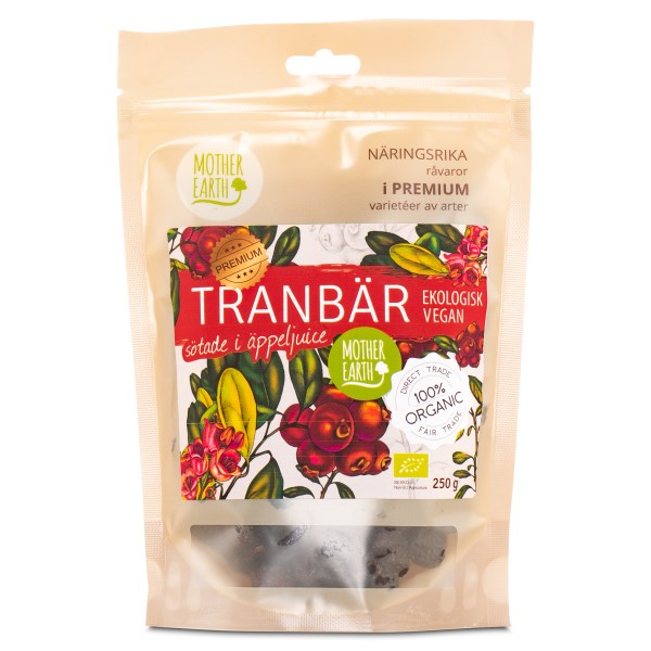 Mother Earth Karpalot Makeutettu Omenamehussa Luomu, 250 g