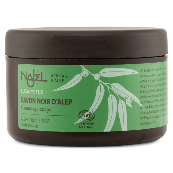 Najel Black Aleppo Soap, 900 g, Eukalyptus