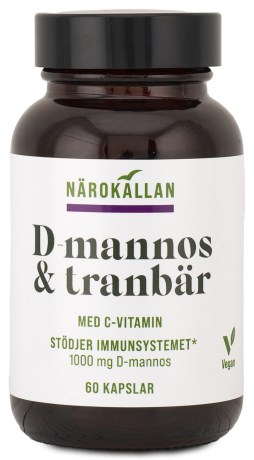 Pienoiskuva Nrokllan D-Mannoosi + Karpalo- uute, 60 kapselia