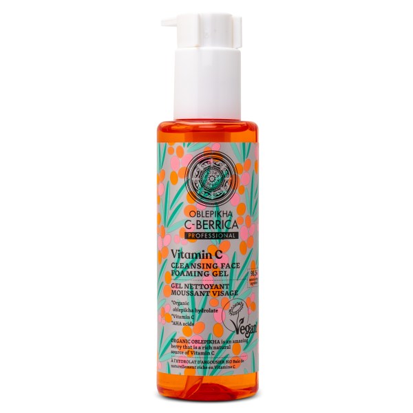 Natura Siberica Oblepikha C-Berrica Cleansing Face Foaming Gel, 145 ml