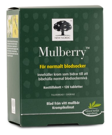 Pienoiskuva New Nordic Mulberry, 120 tablettia
