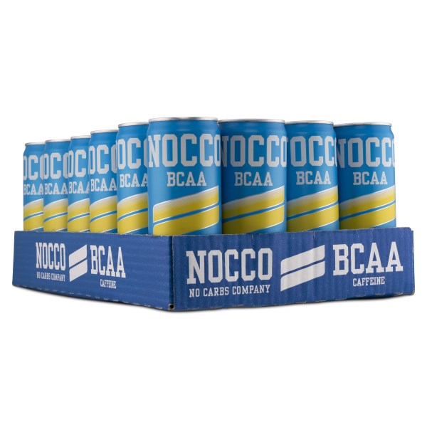 NOCCO BCAA, Limón,  Kofeiini, 24 kpl pakkaus