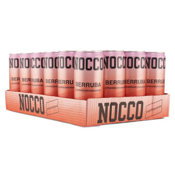 NOCCO BCAA, Berruba, Kofeiini, 24 kpl pakkaus
