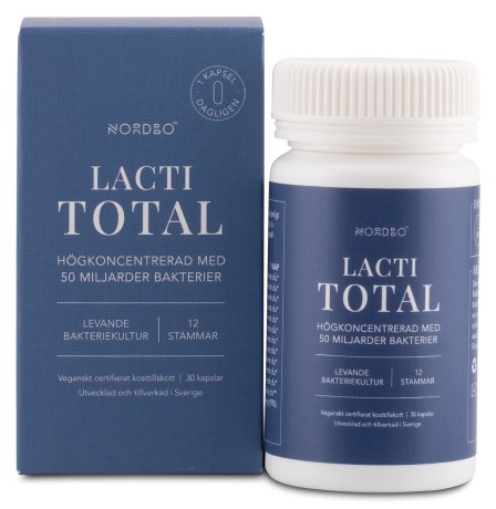 Pienoiskuva Nordbo LactiTotal, 30 kapselia