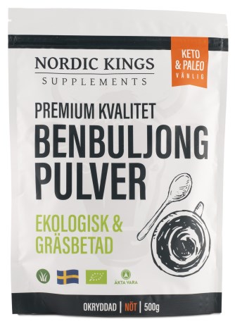 Pienoiskuva Nordic Kings Premium Naudan Luuliemijauhe Luomu, 500 g