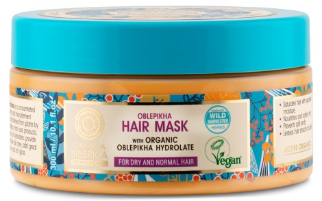Pienoiskuva NS Oblepikha Hair Mask with Organic Hydrolate for Dry & Normal, 300 ml