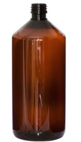 Pienoiskuva Healthwell PURE PET-pullo Ruskea, 1000 ml