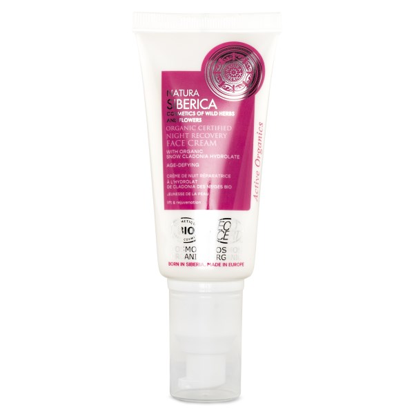 NS Organic Certified Age-Defying Night Recovery Face Cream, 50 ml