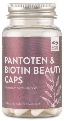 Pienoiskuva Core Nutrition Pantoten & Biotin Kauneuskapselit, 60 kapselia