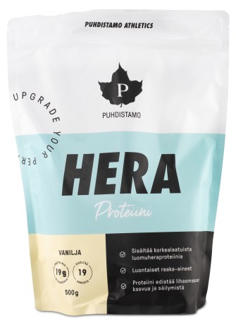 Pienoiskuva Puhdistamo Athletics Heraproteiini, Vanilja, 500 g
