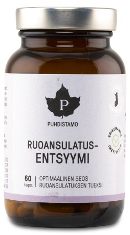 Pienoiskuva Puhdistamo Ruoansulatusentsyymi , 60 kapselia