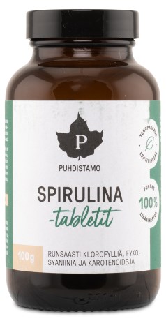 Pienoiskuva Puhdistamo Spirulina Tabletit, 100 g