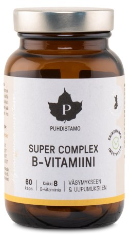 Pienoiskuva Puhdistamo Super Complex B-vitamiini , 60 kapselia