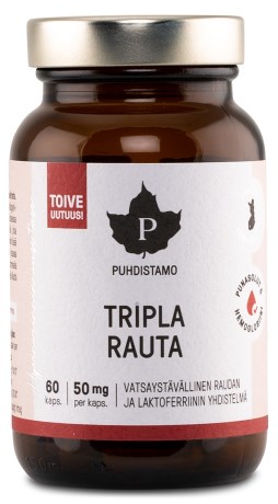 Pienoiskuva Puhdistamo Tripla  Rauta, 60 kapselia