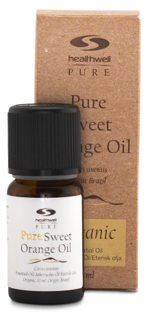 Pienoiskuva Healthwell PURE Appelsiini�ljy Luomu, 10 ml