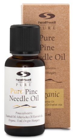 Pienoiskuva Healthwell PURE Mnnynneulasljy, Luomu, 33 ml