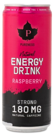 Pienoiskuva Pureness Natural Energy Drink Strong, Vadelma, 330 ml