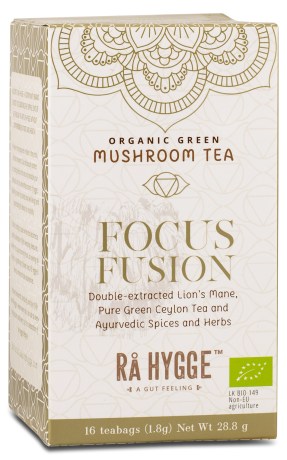 Pienoiskuva R� Hygge Green Tea Focus Fusion Lions Mane, 16 pussillista