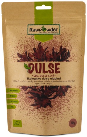 Pienoiskuva RawPowder Dulse Levn Lehdet Luomu, 40 g