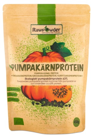Pienoiskuva Rawpowder Ekologinen Kurpitsansiemenproteiini, 450 g