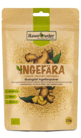 Pienoiskuva RawPowder Ingef�ra Pulver, 125 g