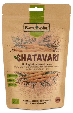 Pienoiskuva Rawpowder Shatavari Eko, 100 g
