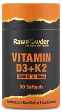 RawPowder D3+K2 Vitamiini