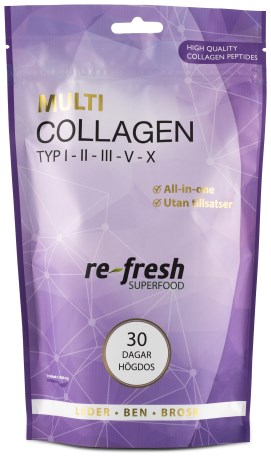 Pienoiskuva Re-fresh Superfood MultiCollagen, 150 g